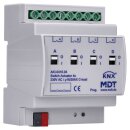 MDT AKI-0416.04 Schaltaktor 4-fach 4TE REG 16/20A 230VAC C-Last Industrie 200µF