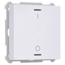 MDT BE-TAL63T1.B1 Taster Light 63 1-fach RGBW mit Temperatursensor Studioweiß glänzend Schalten