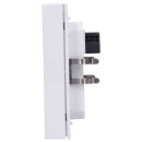 MDT BE-TAL63T2.D1 Taster Light 63 2-fach RGBW mit Temperatursensor Studioweiß glänzend Sch._Jal.