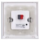 MDT BE-GTL4TW.01 Glastaster II Light 4-fach RGBW mit Temperatursensor Weiß Neutral