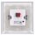 MDT BE-GTL4TW.01 Glastaster II Light 4-fach RGBW mit Temperatursensor Weiß Neutral
