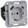 Jung A1520-15CAAL SCHUKO-Steckdose mit USB Typ AC (max. 3A) mit erhöhtem Berührungsschutz (Thermoplast bruchsicher) Aluminium Serie A