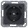 Jung A1520-15CAANM SCHUKO-Steckdose mit USB Typ AC (max. 3A) mit erhöhtem Berührungsschutz (Thermoplast bruchsicher) Anthrazit Matt Serie A