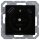 Jung A1520-15CASW SCHUKO-Steckdose mit USB Typ AC (max. 3A) mit erhöhtem Berührungsschutz (Thermoplast bruchsicher) Schwarz Serie A