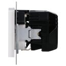 Jung A1520-15CAWW SCHUKO-Steckdose mit USB Typ AC (max. 3A) mit erhöhtem Berührungsschutz (Thermoplast bruchsicher) Alpinweiß Serie A