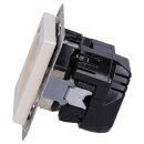 Jung A1520-18A SCHUKO-Steckdose mit USB Typ A (max. 3A) Quick Charge mit erhöhtem Berührungsschutz (Thermoplast bruchsicher) Weiß Serie A