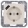 Jung A1520-18A SCHUKO-Steckdose mit USB Typ A (max. 3A) Quick Charge mit erhöhtem Berührungsschutz (Thermoplast bruchsicher) Weiß Serie A