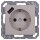 Jung A1520-18ACH SCHUKO-Steckdose mit USB Typ A (max. 3A) Quick Charge mit erhöhtem Berührungsschutz (Thermoplast bruchsicher) Champagner Serie A