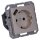 Jung A1520-18ACH SCHUKO-Steckdose mit USB Typ A (max. 3A) Quick Charge mit erhöhtem Berührungsschutz (Thermoplast bruchsicher) Champagner Serie A