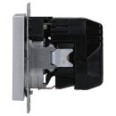 Jung A1520-18CAL SCHUKO-Steckdose mit USB Typ C (max. 3A) Quick Charge mit erhöhtem Berührungsschutz (Thermoplast bruchsicher) Aluminium Serie A