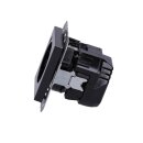 Jung A1520-18CSW SCHUKO-Steckdose mit USB Typ C (max. 3A) Quick Charge mit erhöhtem Berührungsschutz (Thermoplast bruchsicher) Schwarz Serie A
