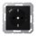 Jung A1520-18CSWM SCHUKO-Steckdose mit USB Typ C (max. 3A) Quick Charge mit erhöhtem Berührungsschutz (Thermoplast bruchsicher) Graphitschwarz Matt Serie A
