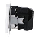 Jung A1520-18CWW SCHUKO-Steckdose mit USB Typ C (max. 3A) Quick Charge mit erhöhtem Berührungsschutz (Thermoplast bruchsicher) Alpinweiß Serie A