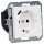 Jung A1520-18CWW SCHUKO-Steckdose mit USB Typ C (max. 3A) Quick Charge mit erhöhtem Berührungsschutz (Thermoplast bruchsicher) Alpinweiß Serie A