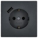 Jung AL1520-18AAN-L SCHUKO-Steckdose mit USB Typ A...