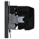 Jung AL1520-18AAN-L SCHUKO-Steckdose mit USB Typ A (max.3A) Quick Charge mit erhöhtem Berührungsschutz (Thermoplast lackiert) Anthrazit Serie LS