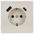 Jung LS1520-15CA SCHUKO-Steckdose mit USB Typ AC (max....