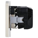 Jung LS1520-15CA SCHUKO-Steckdose mit USB Typ AC (max. 3A) mit erhöhtem Berührungsschutz (Thermoplast bruchsicher) Weiß Serie LS