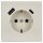 Jung LS1520-15CA SCHUKO-Steckdose mit USB Typ AC (max. 3A) mit erhöhtem Berührungsschutz (Thermoplast bruchsicher) Weiß Serie LS