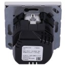 Jung LS1520-15CALG SCHUKO-Steckdose mit USB Typ AC (max. 3A) mit erhöhtem Berührungsschutz (Thermoplast bruchsicher) Lichtgrau Serie LS