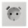 Jung LS1520-15CALG SCHUKO-Steckdose mit USB Typ AC (max. 3A) mit erhöhtem Berührungsschutz (Thermoplast bruchsicher) Lichtgrau Serie LS