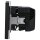 Jung LS1520-15CASWM SCHUKO-Steckdose mit USB Typ AC (max. 3A) mit erhöhtem Berührungsschutz Graphitschwarz Matt Serie LS