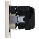 Jung LS1520-18A SCHUKO-Steckdose mit USB Typ A (max. 3A) Quick Charge mit erhöhtem Berührungsschutz (Thermoplast bruchsicher) Weiß Serie LS
