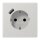 Jung LS1520-18ALG SCHUKO-Steckdose mit USB Typ A (max. 3A) Quick Charge mit erhöhtem Berührungsschutz (Thermoplast bruchsicher) Lichtgrau Serie LS