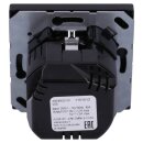 Jung LS1520-18ASW SCHUKO-Steckdose mit USB Typ A (max. 3A) Quick Charge mit erhöhtem Berührungsschutz (Thermoplast bruchsicher) Schwarz Serie LS