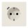 Jung LS1520-18C SCHUKO-Steckdose mit USB Typ C (max. 3A) Quick Charge mit erhöhtem Berührungsschutz (Thermoplast bruchsicher) Weiß Serie LS