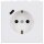 Jung LS1520-18CWW SCHUKO-Steckdose mit USB Typ C (max. 3A) Quick Charge mit erhöhtem Berührungsschutz (Thermoplast bruchsicher) Alpinweiß Serie LS