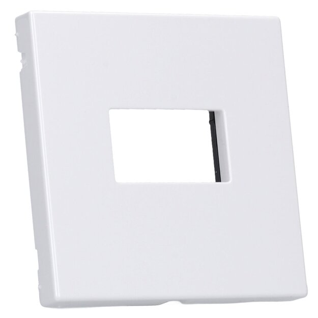 Jung LS1969USBWWM Abdeckung f. USB-Spannungsversorgung Quick Charge mit erhöhtem Berührungsschutz (Thermoplast bruchsicher) Serie LS Schneeweiß Matt
