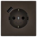 Jung ME1520-18AAT-L SCHUKO-Steckdose mit USB Typ A (max....