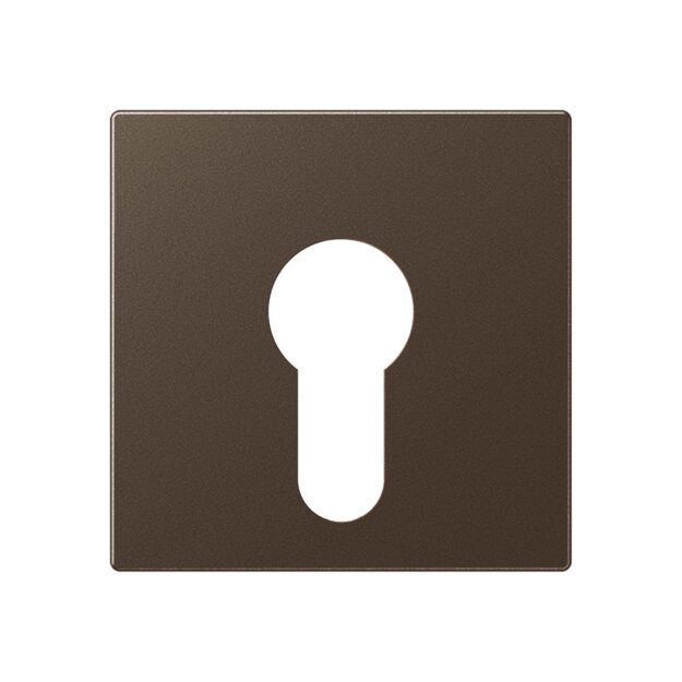 Jung A525PLMO Abdeckung f. Schluesselschalter Mokka Serie A