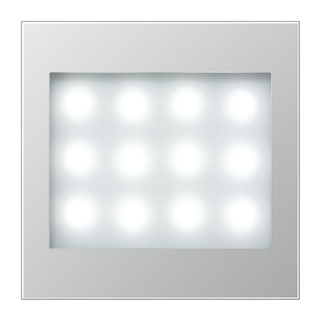 Jung AL2539LEDLW-12 LED Leselicht (lackiertes Aluminium) Aluminium Serie LS
