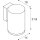 SLV 1003440 ENOLA ROUND L WL single anthrazit