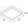 SLV 1003451 AINOS SQUARE SESNOR CW weiß CCT