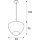 SLV 1003444 PANTILO CONVEX 40 E27 chrom