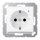 Jung A1520-OWWMLNW Schuko-Steckdose mit LED-Licht (Thermoplast bruchsicher) Schneeweiß Matt Serie A