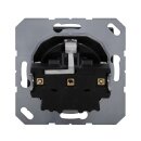 Jung A1520BFKIKLSWM Schuko® Steckdose mit Klappdeckel (Thermoplast bruchsicher) Graphitschwarz Matt Serie A