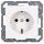 Jung A1520BFWWM Schuko® Steckdose (Thermoplast bruchsicher) Schneeweiß Matt Serie A