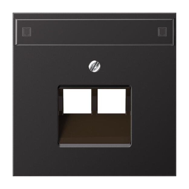 Jung AL2969-2NAUAD Abdeckung f. IAE/UAE-Anschlussdose (lackiertes Aluminium) Dark Serie LS