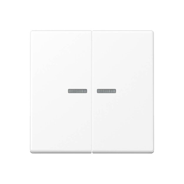 Jung A102KO5BFWWM Wippe für Serientaster Lichtleiter (Thermoplast bruchsicher) Schneeweiß Matt Serie A