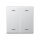 Jung A102PAL Wippe für Serientaster Pfeile (Duroplast lackiert) Aluminium Serie A