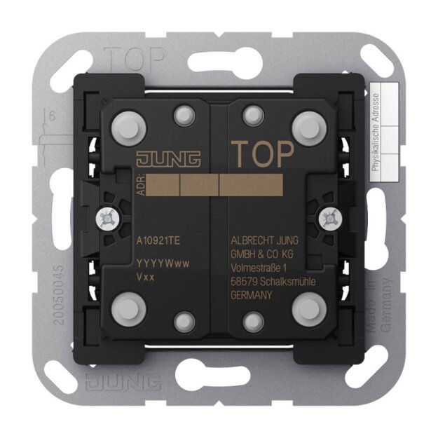 Jung A10921TE KNX Taster Erweiterung 2fach Serie A