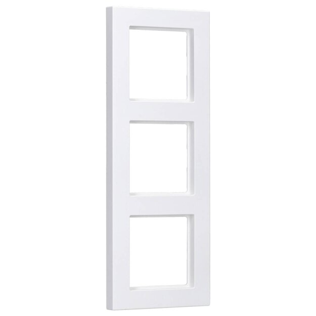 Jung A5583BFWWM 3-fach Rahmen A 550 (Thermoplast bruchsicher) Schneeweiß Matt Serie A