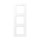 Jung A5583BFWWM 3-fach Rahmen A 550 (Thermoplast bruchsicher) Schneeweiß Matt Serie A