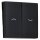 Jung A595PSWM Wippe f. Jalousie-Schalter/-Taster (Duroplast) Graphitschwarz Matt Serie A