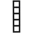 Jung AC585BFSW Rahmen 5fach (Thermoplast bruchsicher) Schwarz Serie A