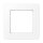 Jung AF581BFWWM Rahmen 1fach A flow (Thermoplast bruchsicher) Schneeweiß Matt Serie A
